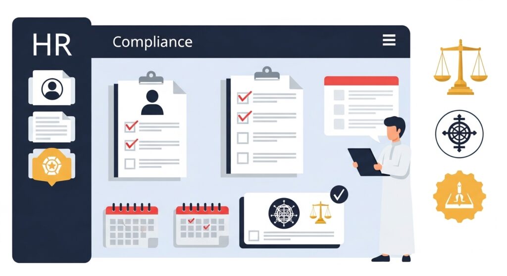 A Guide for Saudi Companies on Compliance with Labor Laws Using HR Systems
