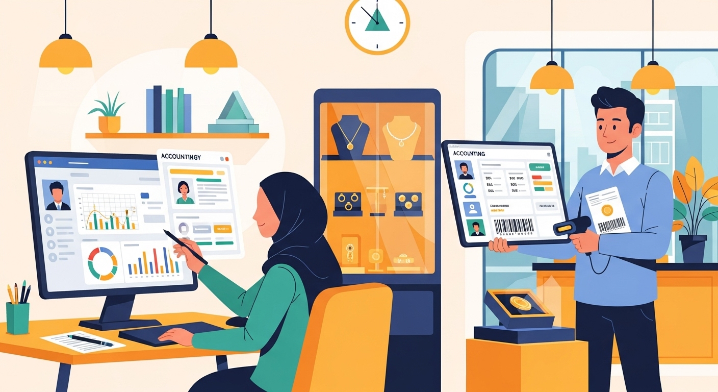 برنامج ERP لتجارة الذهب