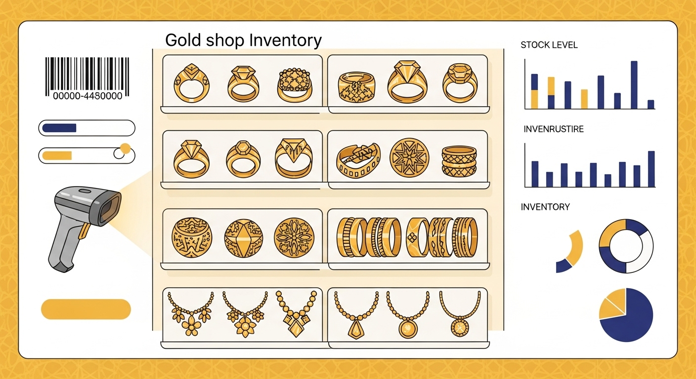 برنامج ادارة الذهب والمجوهرات